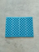 Nowa mała mata karimata turystyczna do siadania składana