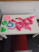 Koła Do Pływania Różowe Flamingi i 4 koła: Zielone, Niebieskie oraz Różowy