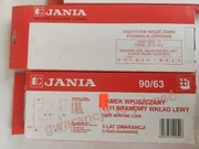 zamek wpuszczany Z11 bramowy wkład lewy