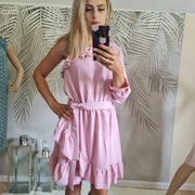 Sukienka na jedno ramię 