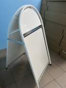 POTYKACZ STOJAK REKLAMOWY Stalowy 60x84 cm