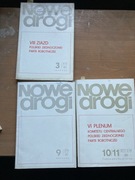 Książki miesięczniki pt,,Nowe drogi „1980 rok PZPR