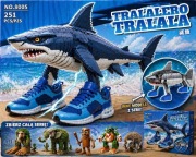 Klocki konstrukcyjne Brainrot Tralalero Tralala Rekin w butach 