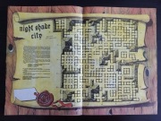Mapa do gry "Night Shade City" z Bajtka nr 12/1987