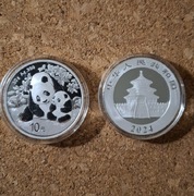 Srebrna moneta Chińska Panda 2024  30gr