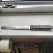 Stary nóż masarski długość 30 cm