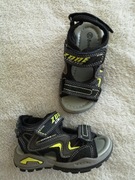 Nowe czarne szare sportowe buty sandały Bobbi Shoes 25