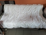 Koldra silver comfort 130x190 i poduszka quality sleep 50x60 zestaw bialy