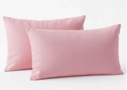 Dreamzie - Poszewka 50x50 cm Wzmocniona Bawełna (Zestaw 2) - różowy