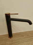 Bateria umywalkowa Celeste Wakefield wysoka, miedź/czarny mat