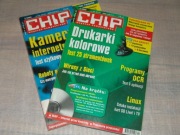 Czasopismo CHIP 2 Numery 2 i 4 z 2000 roku (bez płyt) !