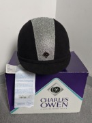 Kask jeździecki Charles Owen Sparkly czarny 60cm