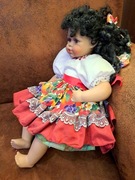 Murzynka lalka porcelanowa