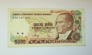 5000 Lir 1970 r.  Turcja