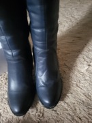 Skórzane kozaki Venezia 