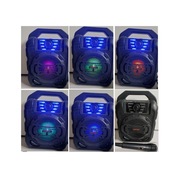 przenośny głośnik karaoke mikrofon efekty świetlne 