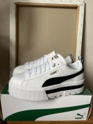 Buty damskie Puma Mayze Leather białe skórzane 40.5 26cm