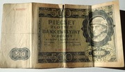 500 zł 1 marca 1940 r. – Bank Emisyjny w Polsce, Generalne Gubernatorstwo