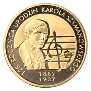 2 zł 125 rocznica urodzin Karola Szymanowskiego (1882-1937) worek menn 2007