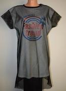 Luźna bluzka tunika siateczka Reserved 152/158/164