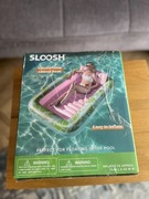 Nadmuchiwany leżak basenowy SLOOSH 4w1 – RÓŻOWO-ZIELONY 178 na 117 cm