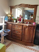 Komplet Komoda + lustro