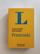 Langenscheidt duży słownik francuski 60 tys haseł szkolny