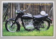 Pocztówka motocykl Junak M10