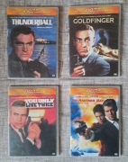Zestaw 4 filmów dvd z 007 James Bond 
