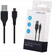 Kabel Forever USB-MICRO USB 1m czarny, nowy