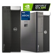 DELL Precision T5600 Xeon E5-2670 8rdzeni! 32GB 256GB W10 GTX1050Ti 4GB