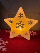 Gwiazda 3D na tealight LED 14 cm Dekoracja świąteczna  Różne kolory