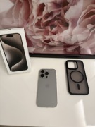 Smartfon APPLE iPhone 15 Pro 128GB Tytan naturalny (Kondycja baterii 87%)