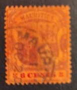 Kol.ang. MAURITIUS: 1904/07r. Mi 127. kas.
