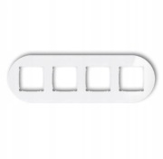 Ramka poczwórna Karlik ICON biały 0-0-IRSO-4