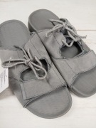 Kukto klapki sandały minimalistyczne rozmiar 40 wkładka 26,5 cm szare