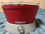 Bezdymny grill przenośny na węgiel drzewny z wentylatorem