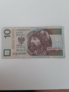 Banknot 10 zł z 1994 seria HC