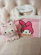 My Melody od Hello Kitty zestaw torebka nauszniki prezent na święta