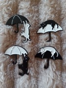 Pin przypinka broszka odznaka szpilka kot kotek kotki zestaw 4szt 