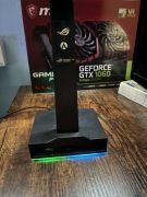 Stojak na słuchawki ASUS ROG RGB + Hub USB typ C x2 + USB typ A