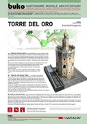 015 BUKO - model kartonowy Torre del Oro - Sewilla