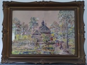 Józef Brach, akwarela, 1938