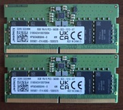 DDR5 16GB Kingston SO-DIMM- 2x 8gb 1rx16 pc5-5600b-sco-1010-xt