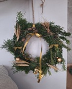 Wianek świąteczny z kłosem