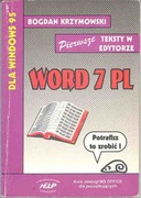 WORD 7 PL DLA WINDOWS 95, Bogdan Krzymowski