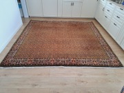 Luksusowy Bidjar jak nowy ręcznie tkany wełniany dywan 250x250cm