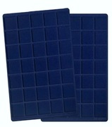 Leuchtturm 331597 - Niebieska paleta TAB 35 na 35 monet do śr. 39mm