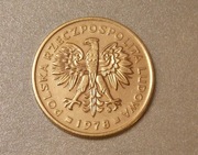 2 złote 1978 r. Ze znakiem mennicy