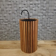 stojak  z lameli , stojak na parasole z uchwytem 